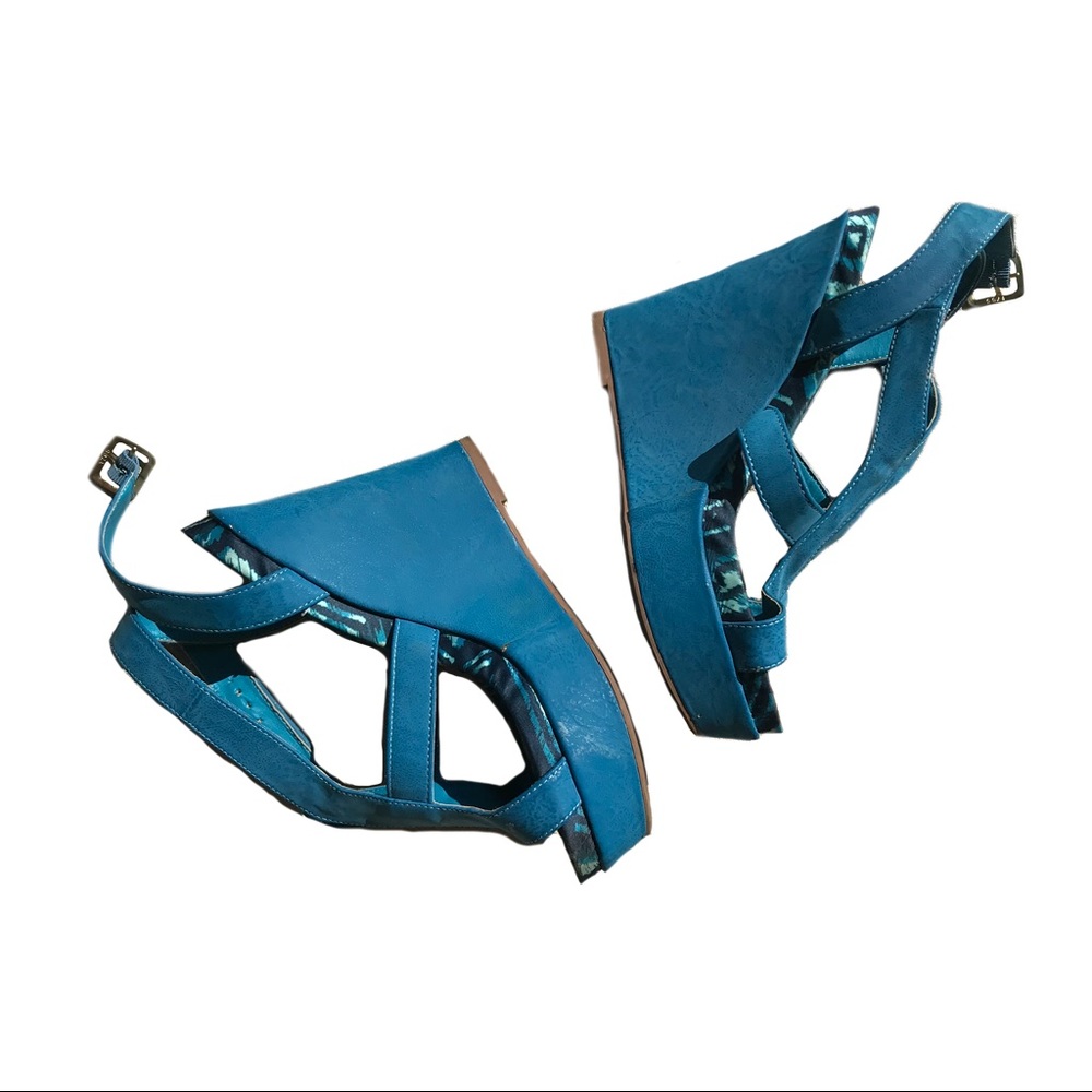 Blue wedges